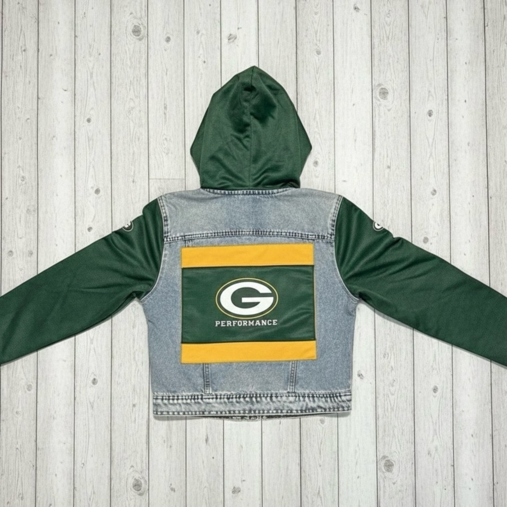 Upcycled Green Bay Packers Jacket